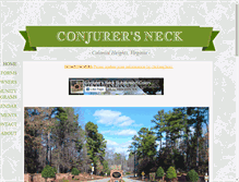 Tablet Screenshot of conjurersneck.com